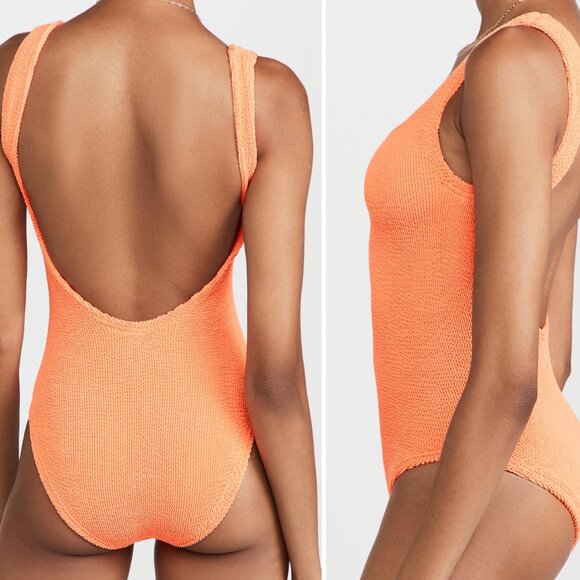 Hunza G Classic Square Neck Swimsuit  Classic Square Neck Swimsuit - Picture 2 of 8